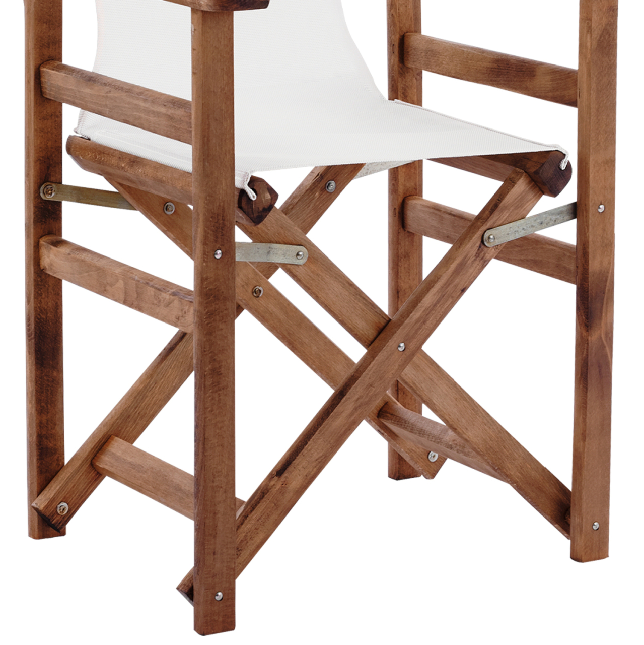 Director's chair Limnos Walnut cream textline HM10368.60 57X54X88,5 cm [10]