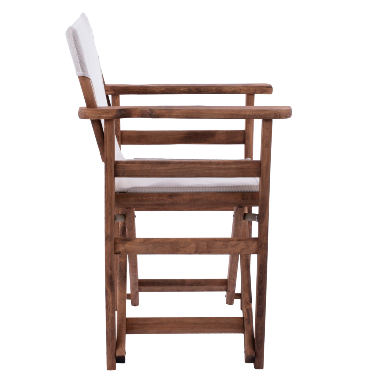 Director's chair Limnos Walnut cream textline HM10368.60 57X54X88,5 cm [4]