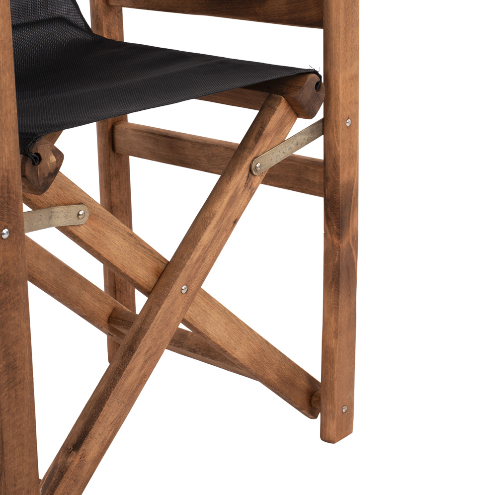 Director's chair Limnos Walnut with textline Black HM10368.05 [10]