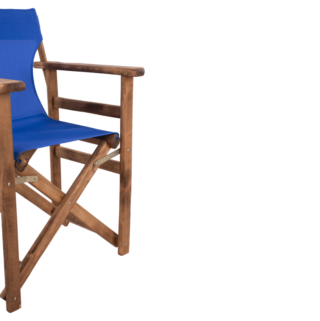 Director's chair Limnos Walnut with textline Blue HM10368.01 [10]