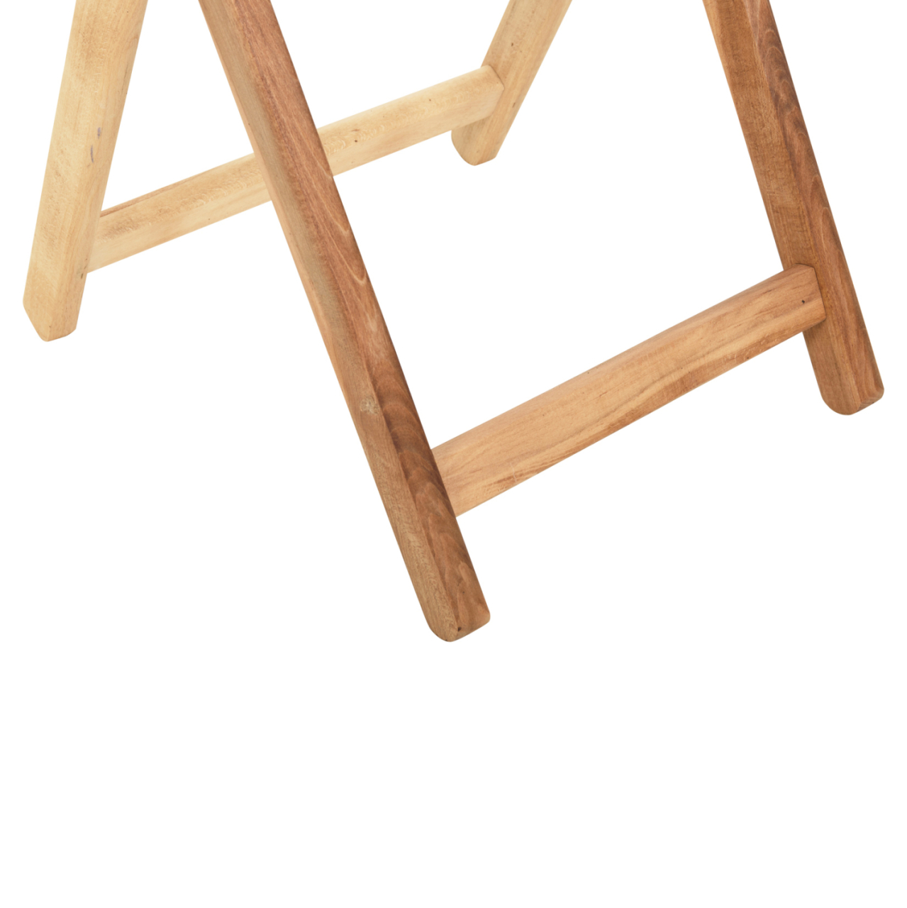 DIRECTOR'S ROUND TABLE LIMNOS HM5653.02 BEECH WOOD IMPREGNATION IN NATURAL Φ60Χ76Hcm. [9]