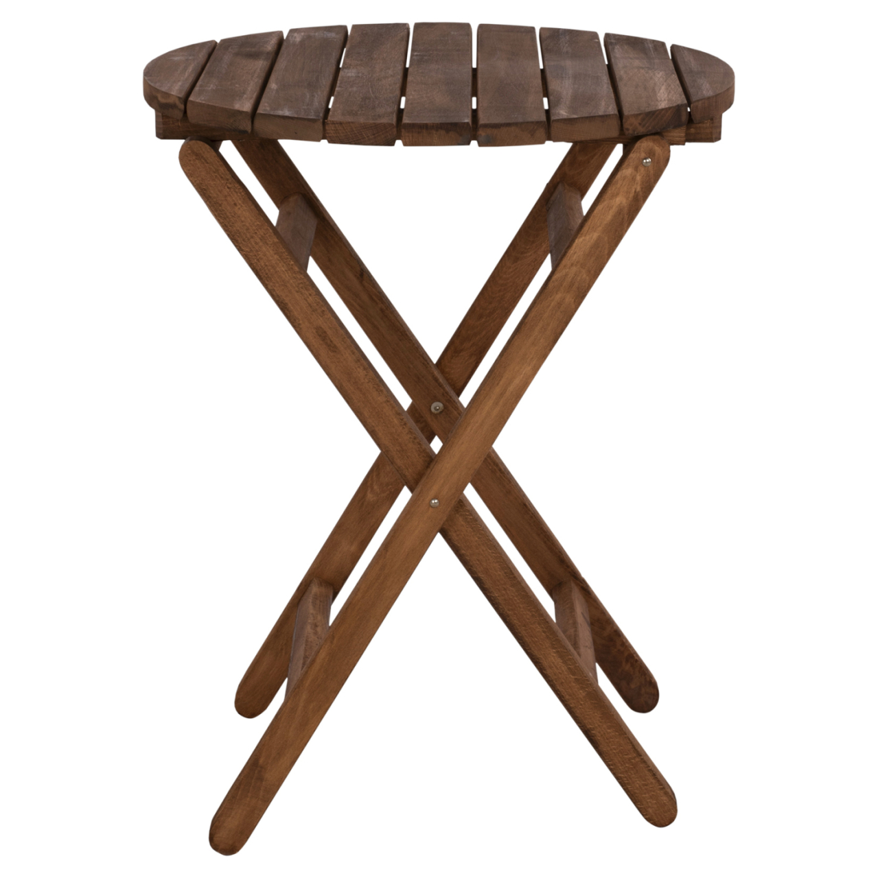 Director's Table Limnos Φ60cm Solid Wood Impregnation Walnut HM5653.01 [3]