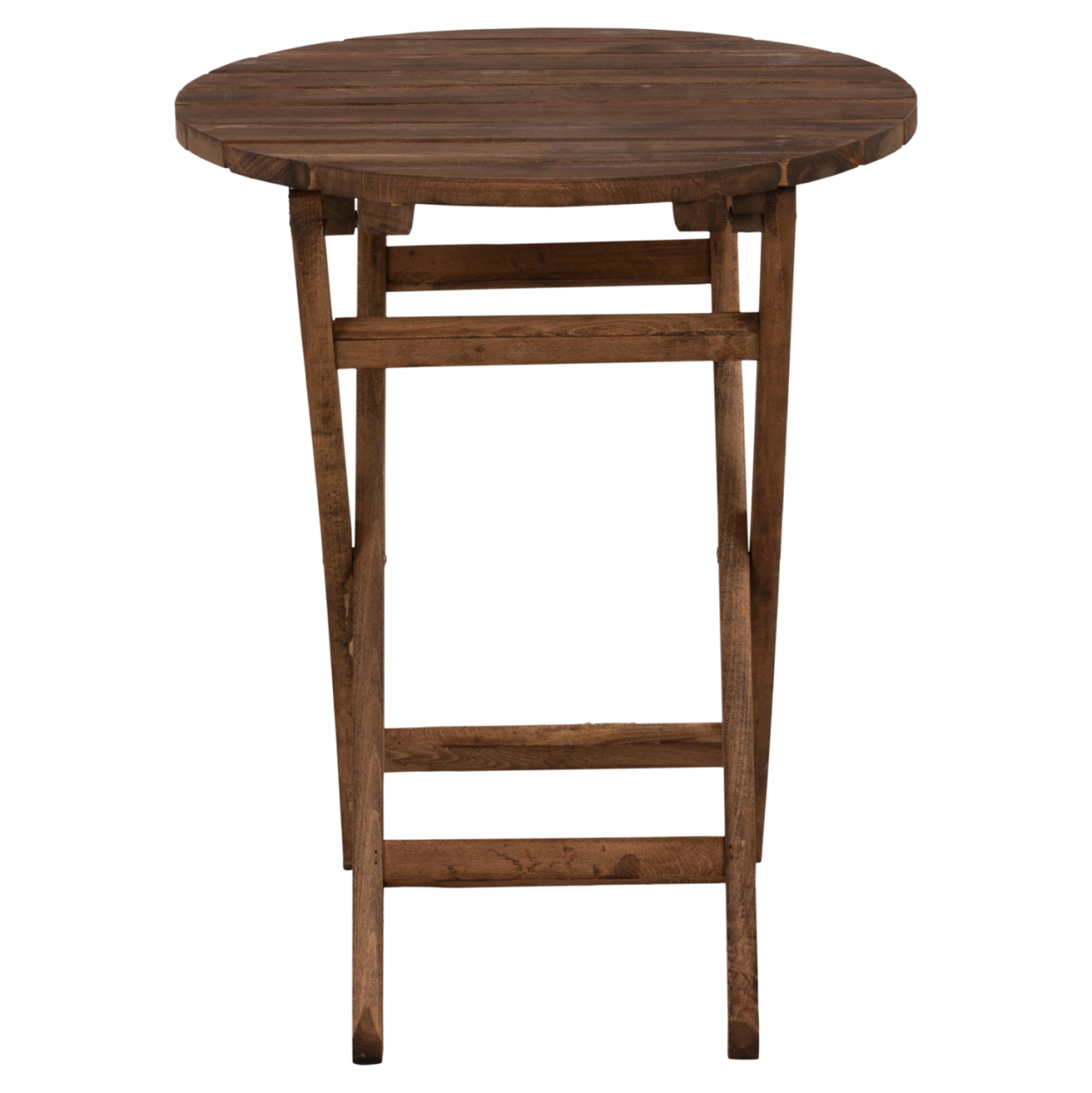 Director's Table Limnos Φ60cm Solid Wood Impregnation Walnut HM5653.01 [4]