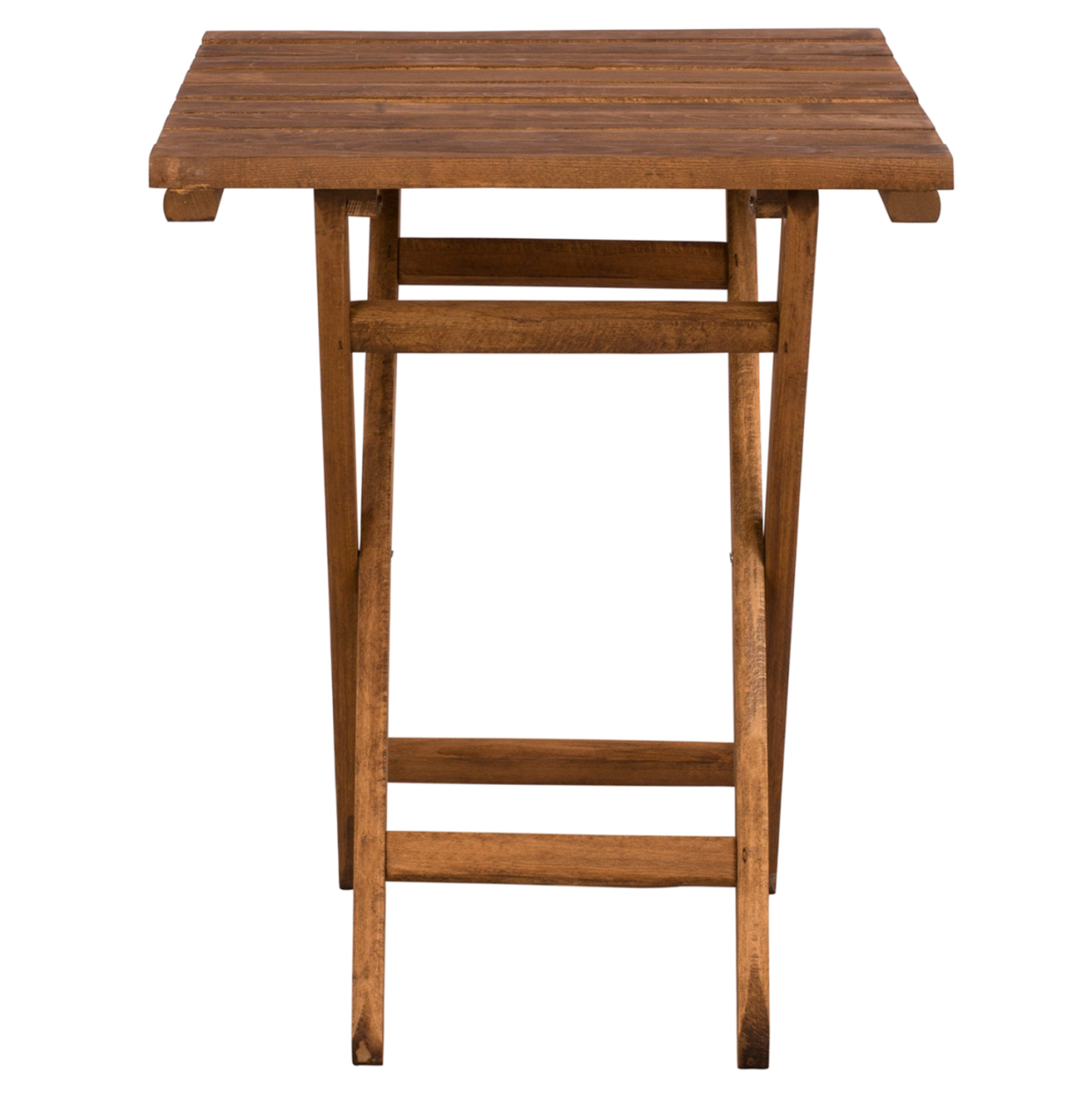 Director's Table LIMNOS 60x60x72 solid oak wood Walnut Color HM5647.01 [3]