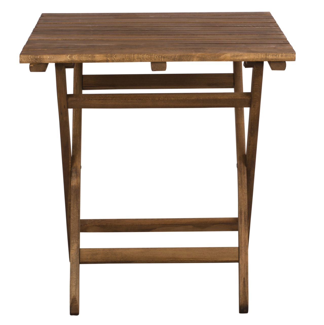Director''s Table Limnos 70x70x75cm Solid Wood Impregnation Walnut HM5648.01 [3]