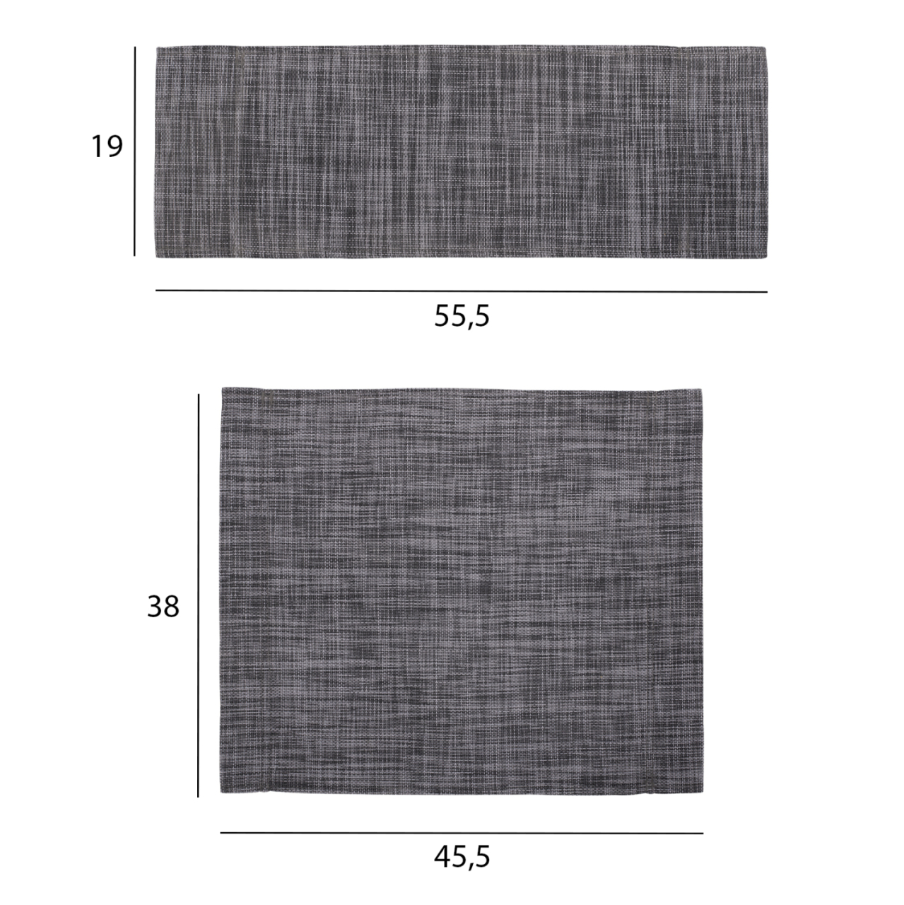 DIVIDED PILLOW FOR DIRECTOR'S CHAIR NAXOS IN GREY ΗΜ11252.10 [2]