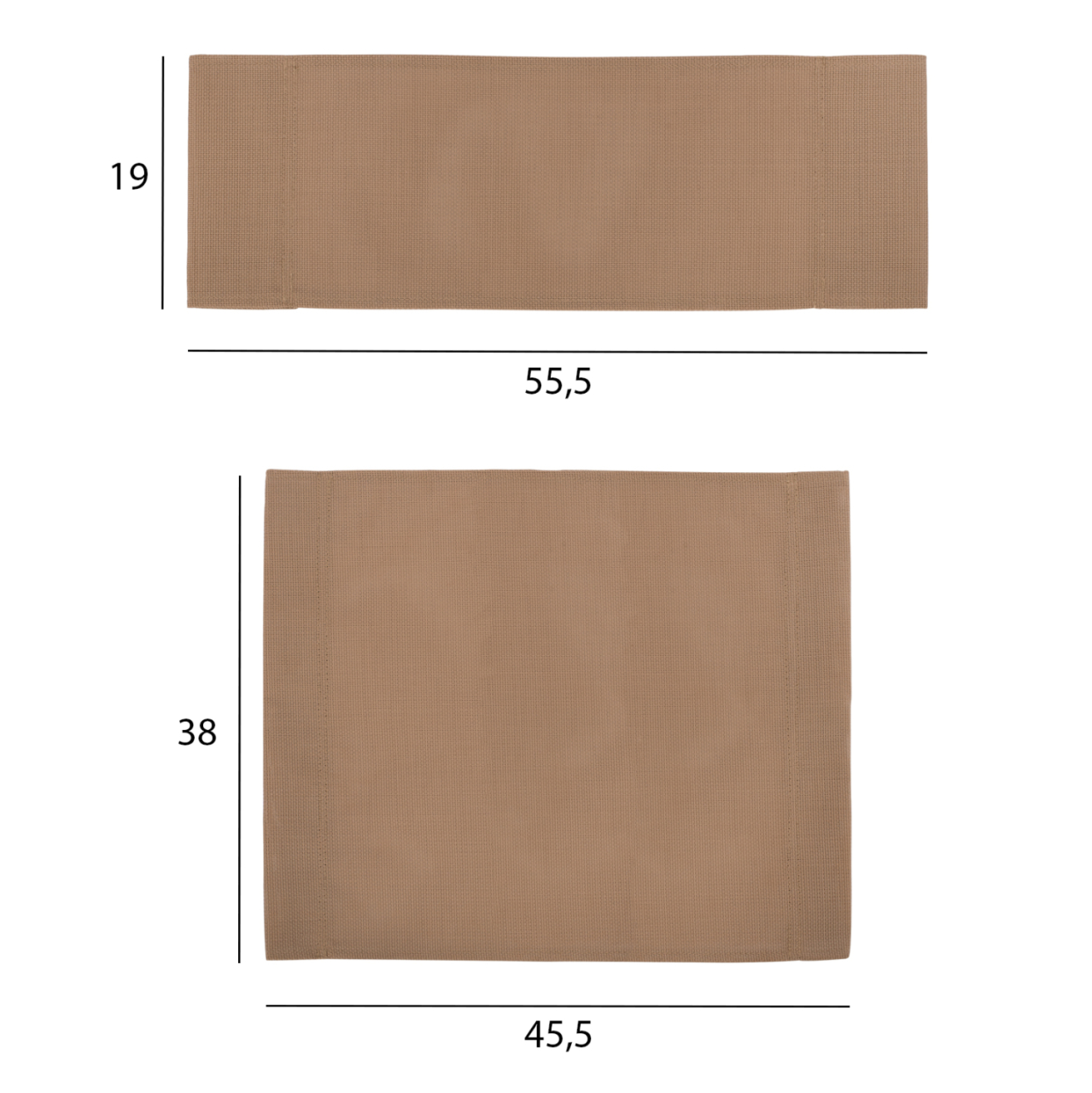DIVIDED PILLOW FOR DIRECTOR'S CHAIR NAXOS IN MOCHA ΗΜ11252.04 [2]