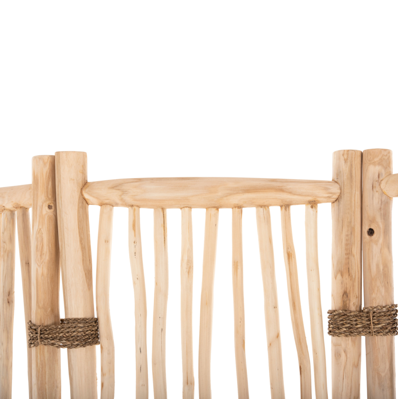 DIVIDER WITH 3 LEAFS ZENDOR HM4316 TEAK BRANCHES IN NATURAL 165x180Hcm. [3]