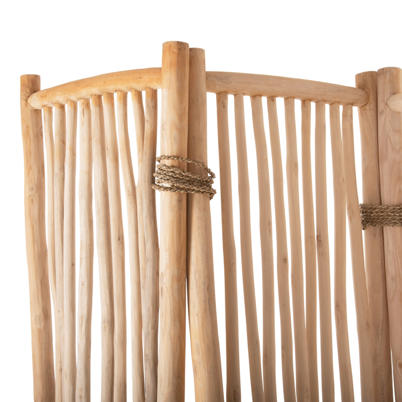 DIVIDER WITH 5 LEAFS ZENDOR HM4320 TEAK BRANCHES IN NATURAL 216-275x180Hcm. [7]