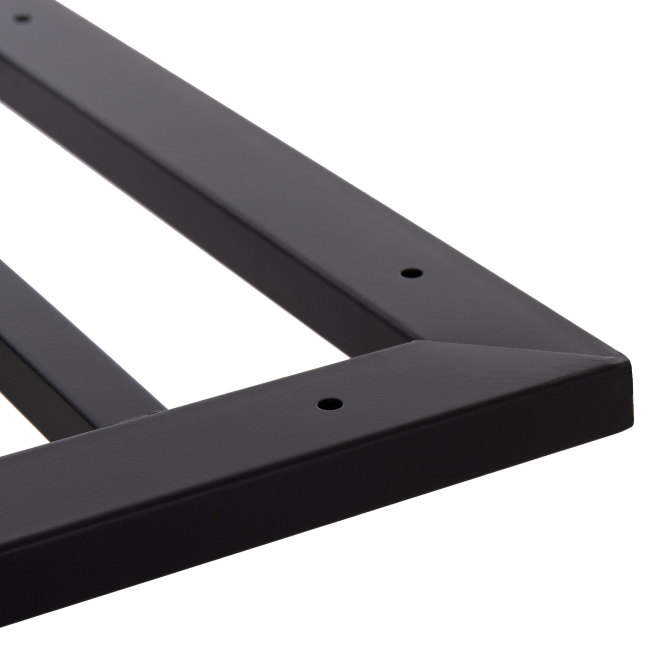 DOUBLE BASE FOR TABLE HM461.13 CHROMED ALUMINUM WITH HEIGHT ADJUSTERS 100x60x73Hcm [7]