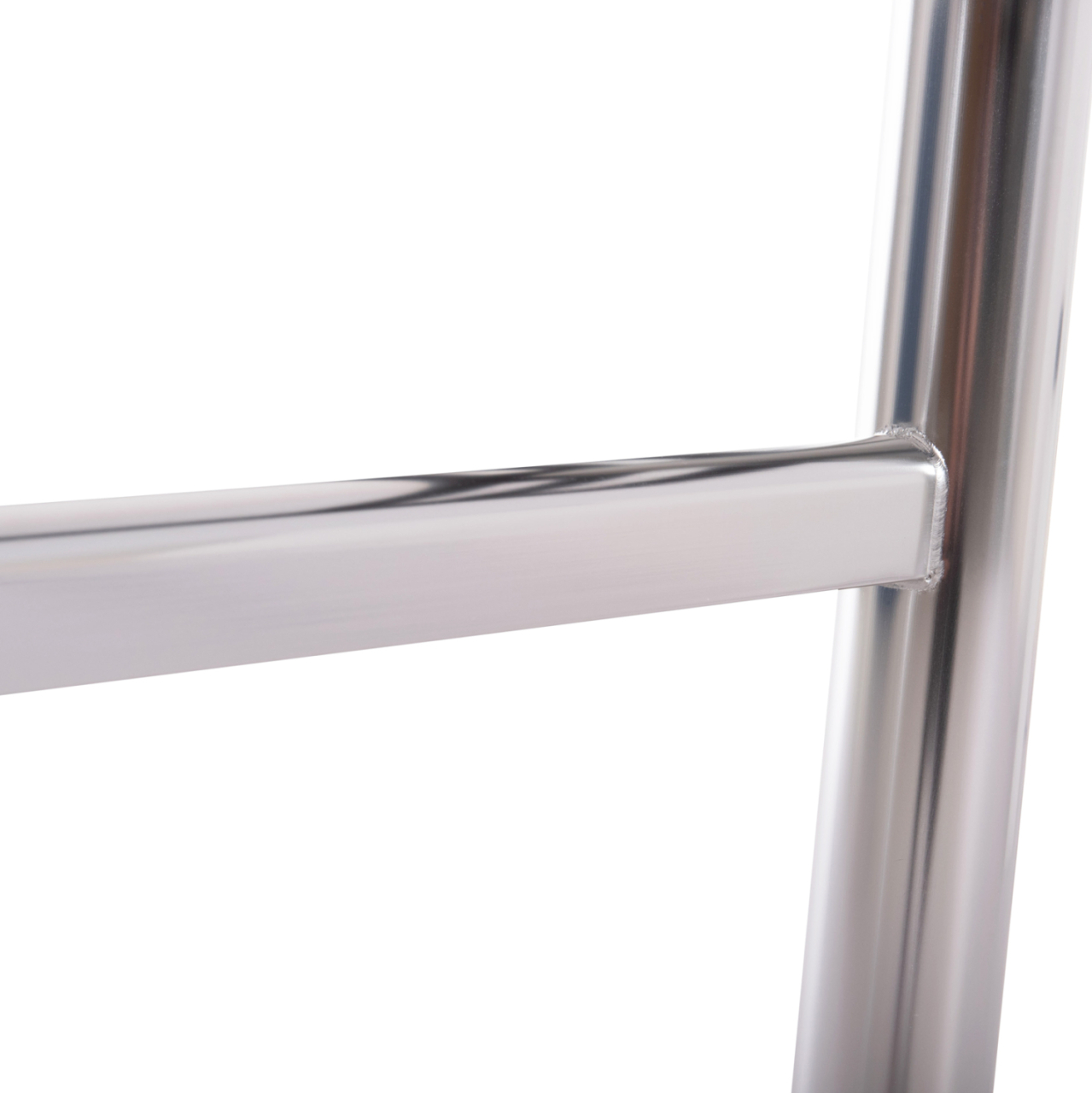 DOUBLE BASE FOR TABLE HM461.13 CHROMED ALUMINUM WITH HEIGHT ADJUSTERS 100x60x73Hcm [9]