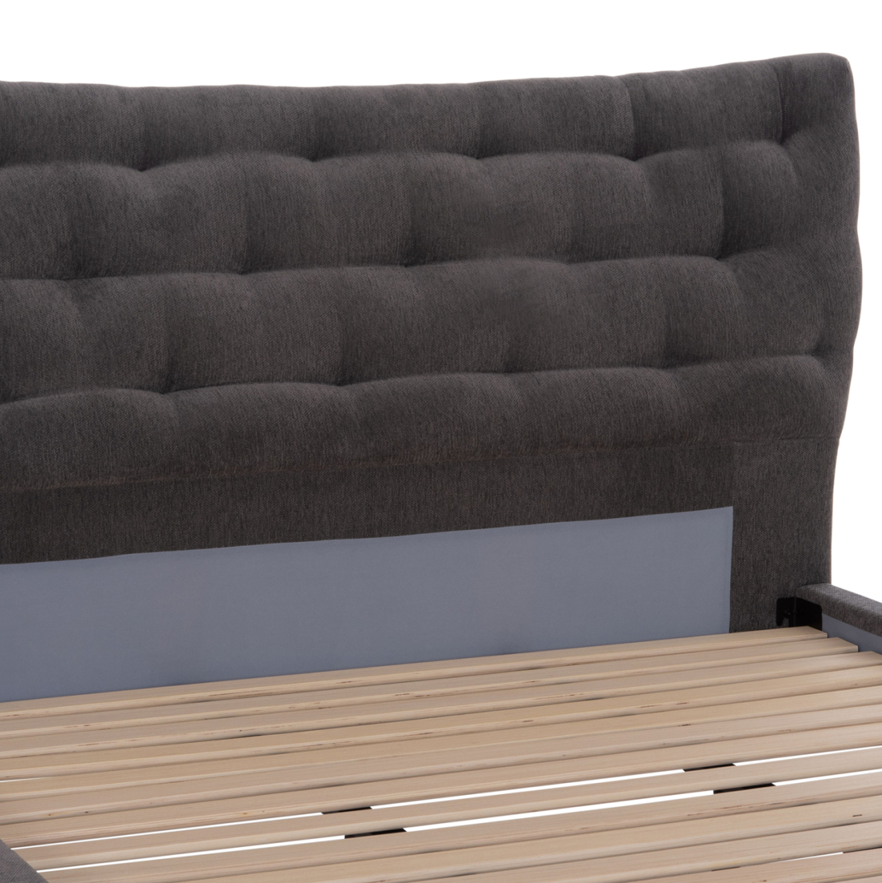 DOUBLE BED JILL HM737.01 FABRIC IN GREY--FOR MATTRESS 160x200cm [6]