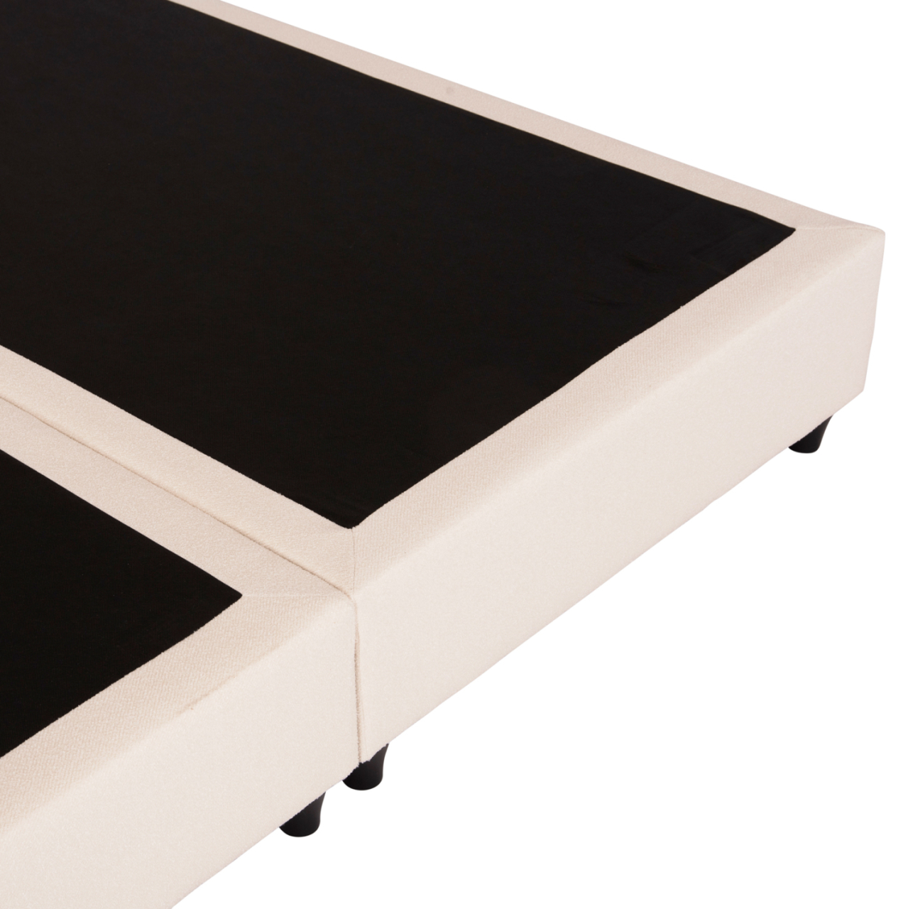 DOUBLE BED LUTHER HM717 BEIGE FABRIC FOR MATTRESS 160x200cm. [6]