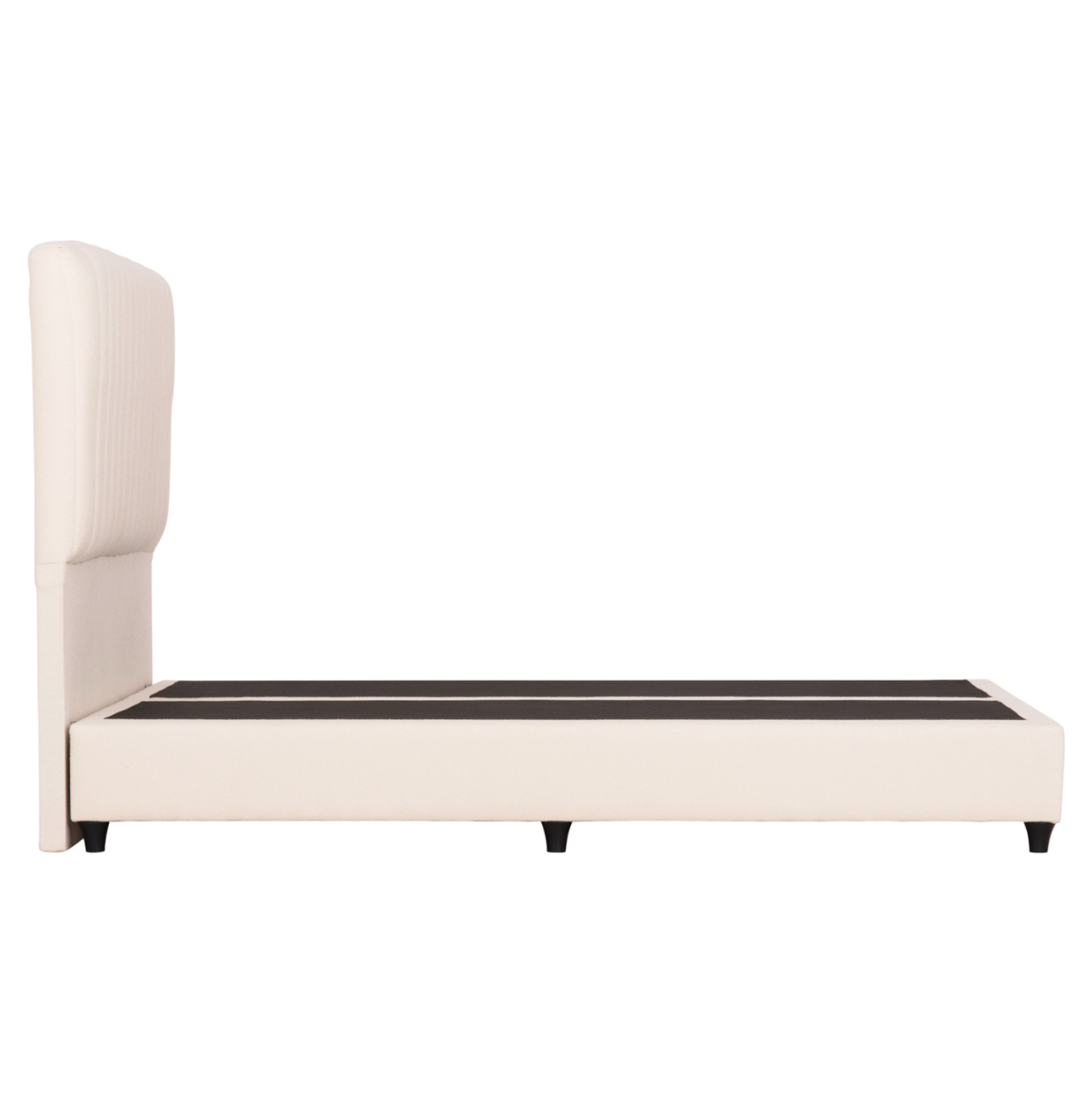 DOUBLE BED LUTHER HM717 BEIGE FABRIC FOR MATTRESS 160x200cm. [4]