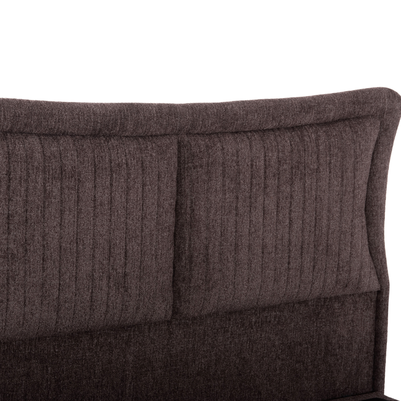 DOUBLE BED NESTOR HM715.02 BROWN TEDDY FABRIC FOR MATTRESS 160x200cm. [6]