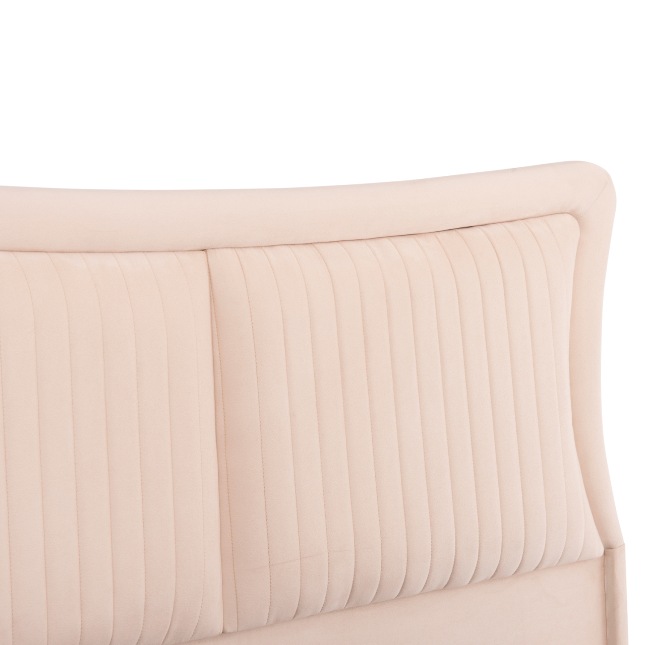 DOUBLE BED NESTOR HM715 BEIGE VELVET FOR MATTRESS 160x200cm. [5]
