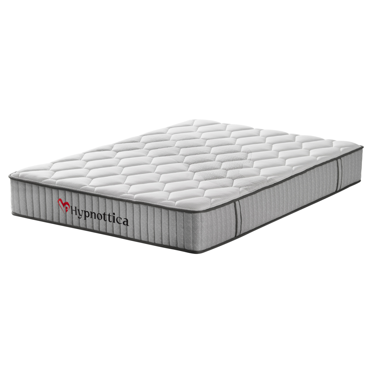 DOUBLE BED WITH MATTRESS ODALYS HM10761.01 VELVET IN GREY--FOR MATTRESS 150x200cm. [5]