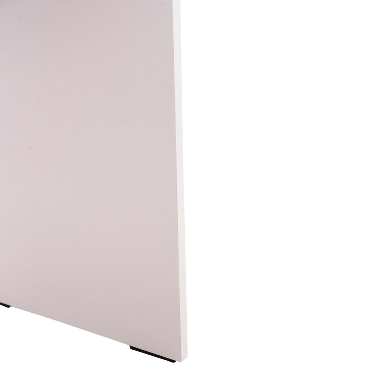 DRESSING TABLE WITH MIRROR and STOOL CRYSTEL HM9938.01 MELAMINE IN WHITE 74x39x155Hcm. [9]