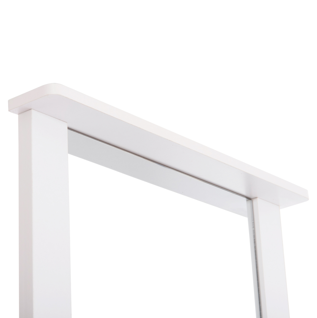 DRESSING TABLE WITH MIRROR and STOOL CRYSTEL HM9938.01 MELAMINE IN WHITE 74x39x155Hcm. [8]