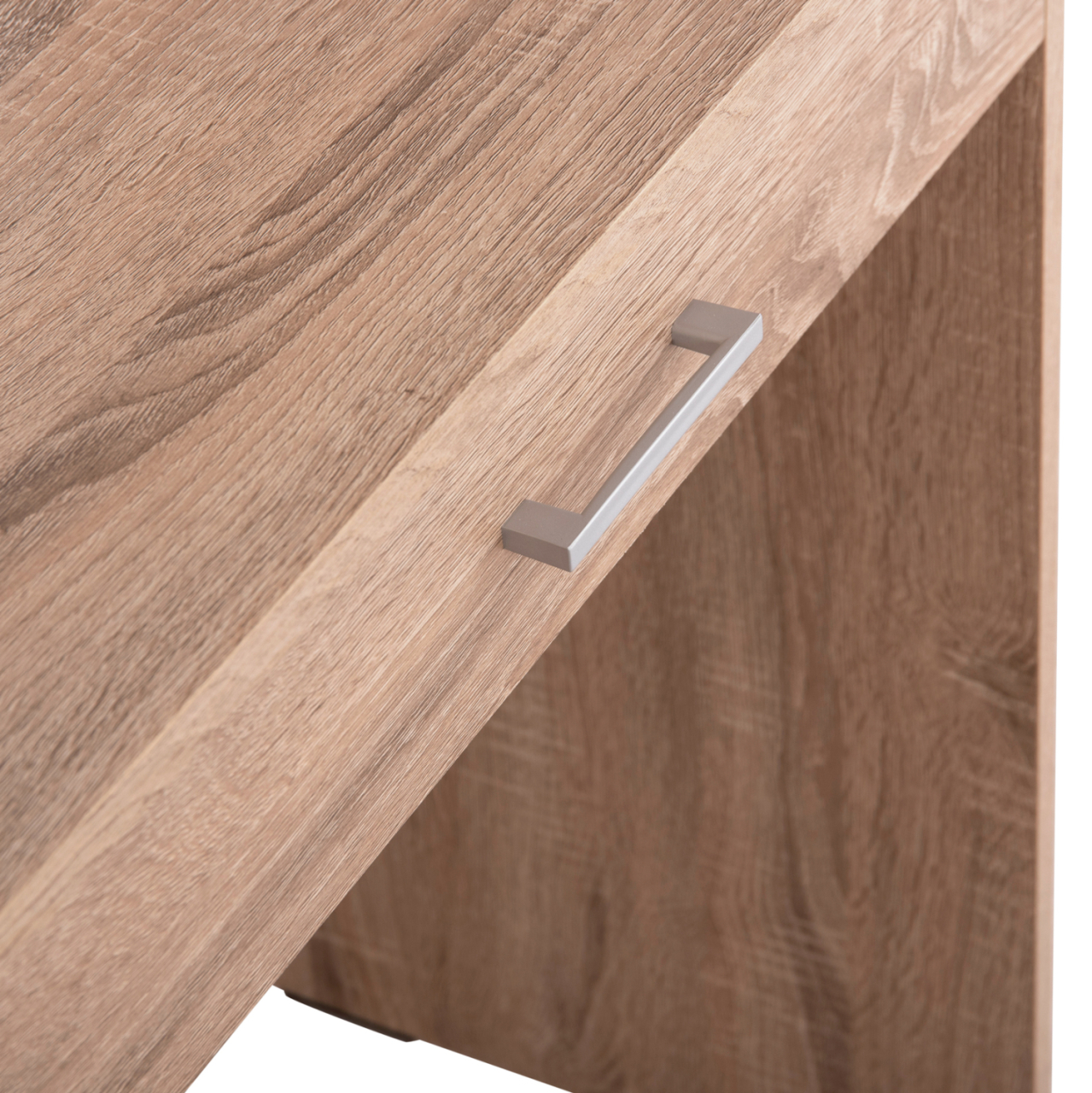 DRESSING TABLE WITH MIRROR and STOOL CRYSTEL HM9938.11 MELAMINE IN SONAMA OAK 74x39x155Hcm. [9]