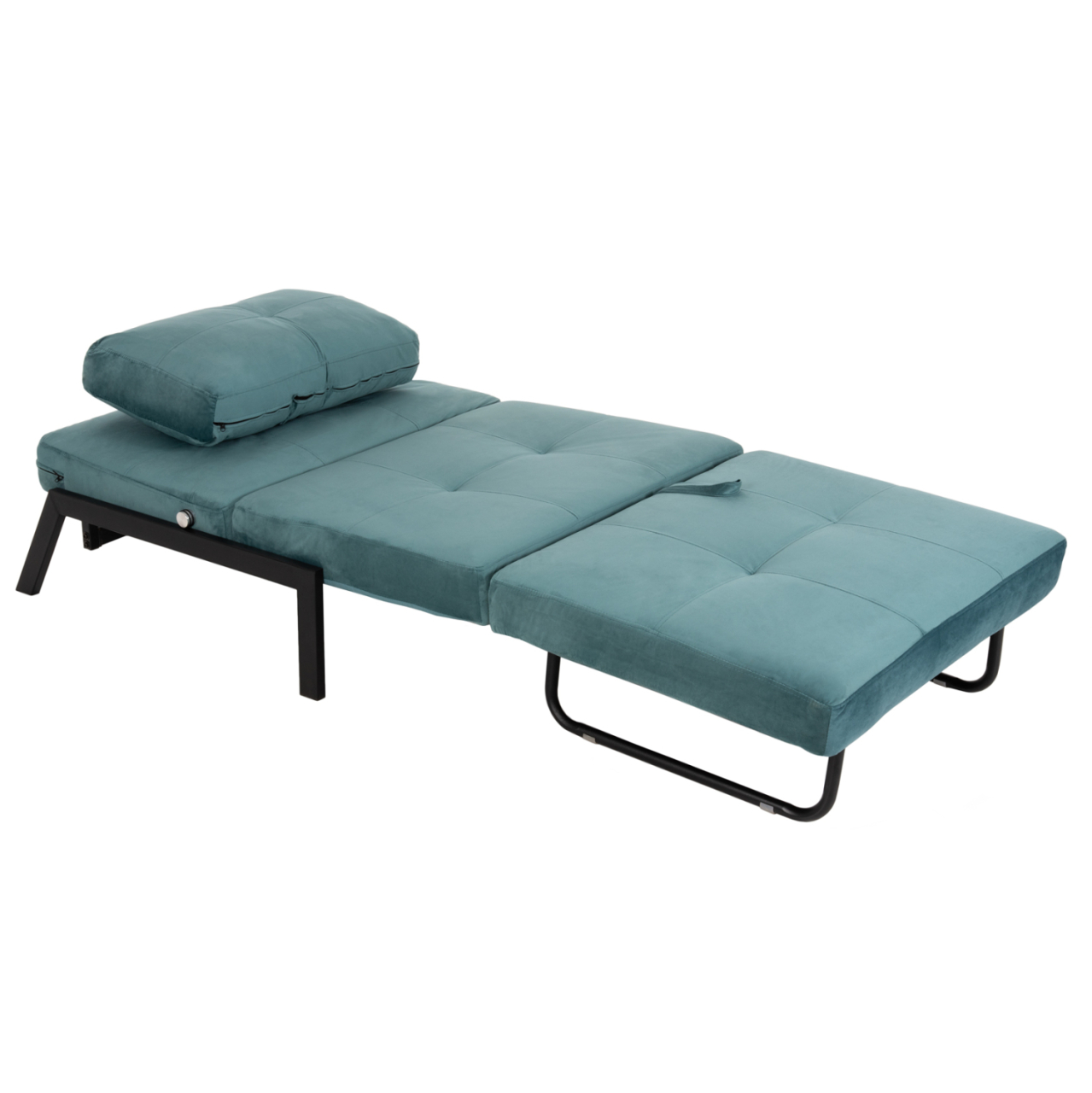 EASYCHAIR/BED CONSTANCE HM3078.15 TURQUOISE COLORED VELVET 95x92x66Hcm. [4]
