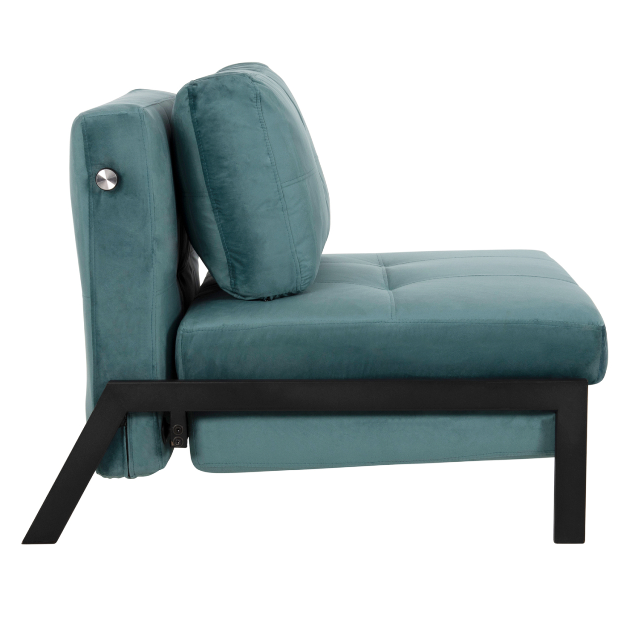 EASYCHAIR/BED CONSTANCE HM3078.15 TURQUOISE COLORED VELVET 95x92x66Hcm. [5]
