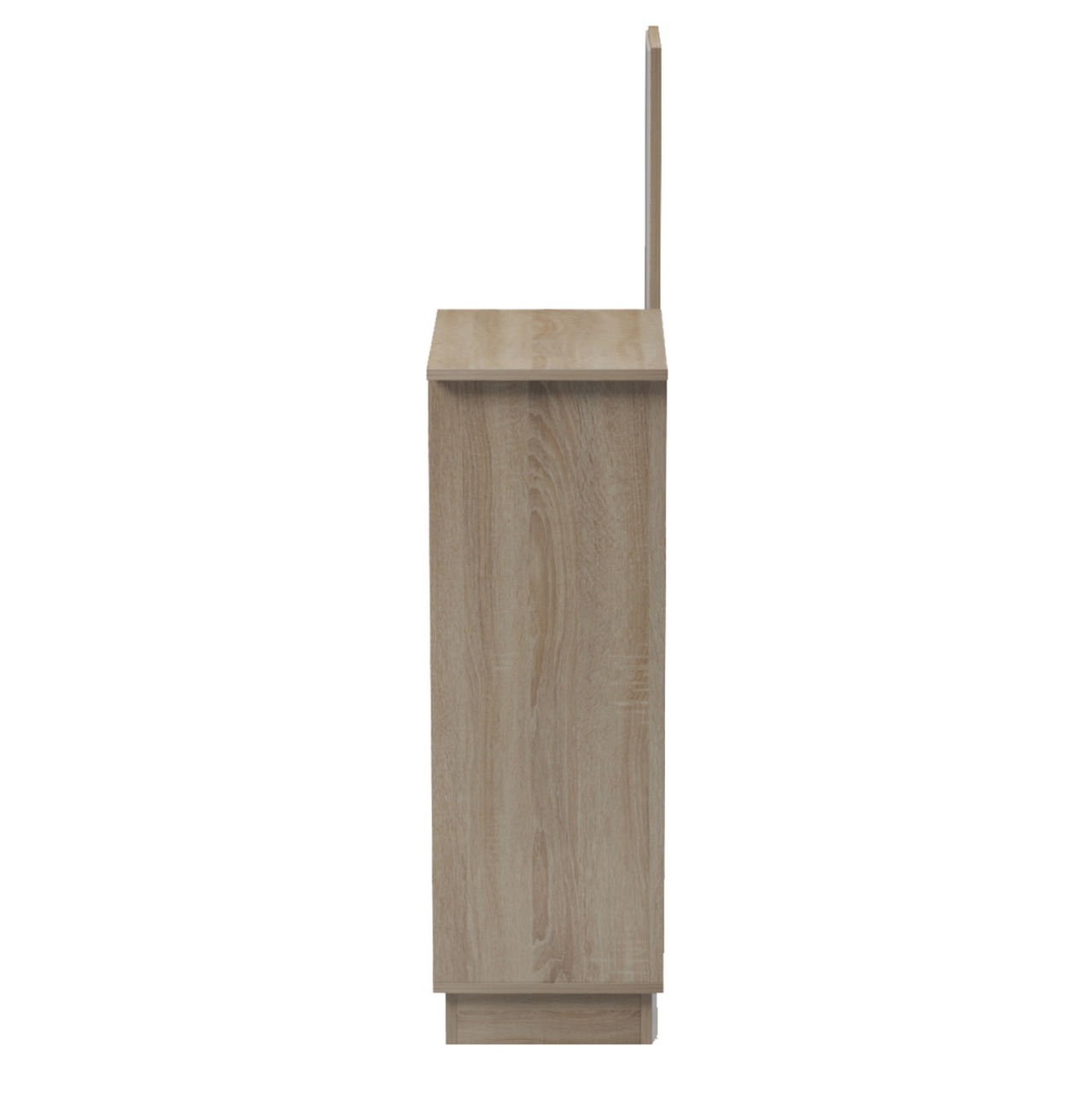 ENTRANCE FURNITURE WITH WALL MIRROR SONG HM18379.01 MELAMINE IN SONAMA 80x30x90Hcm [5]