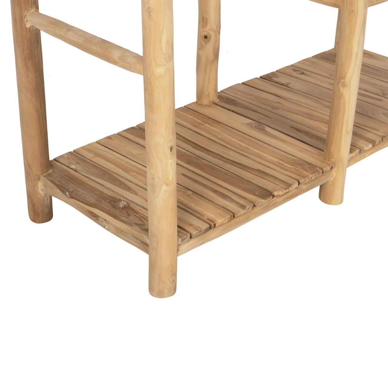 ENTRANCE RACK BALEN HM9550 TEAK WOOD IN NATURAL COLOR 120x50x180Hcm. [7]