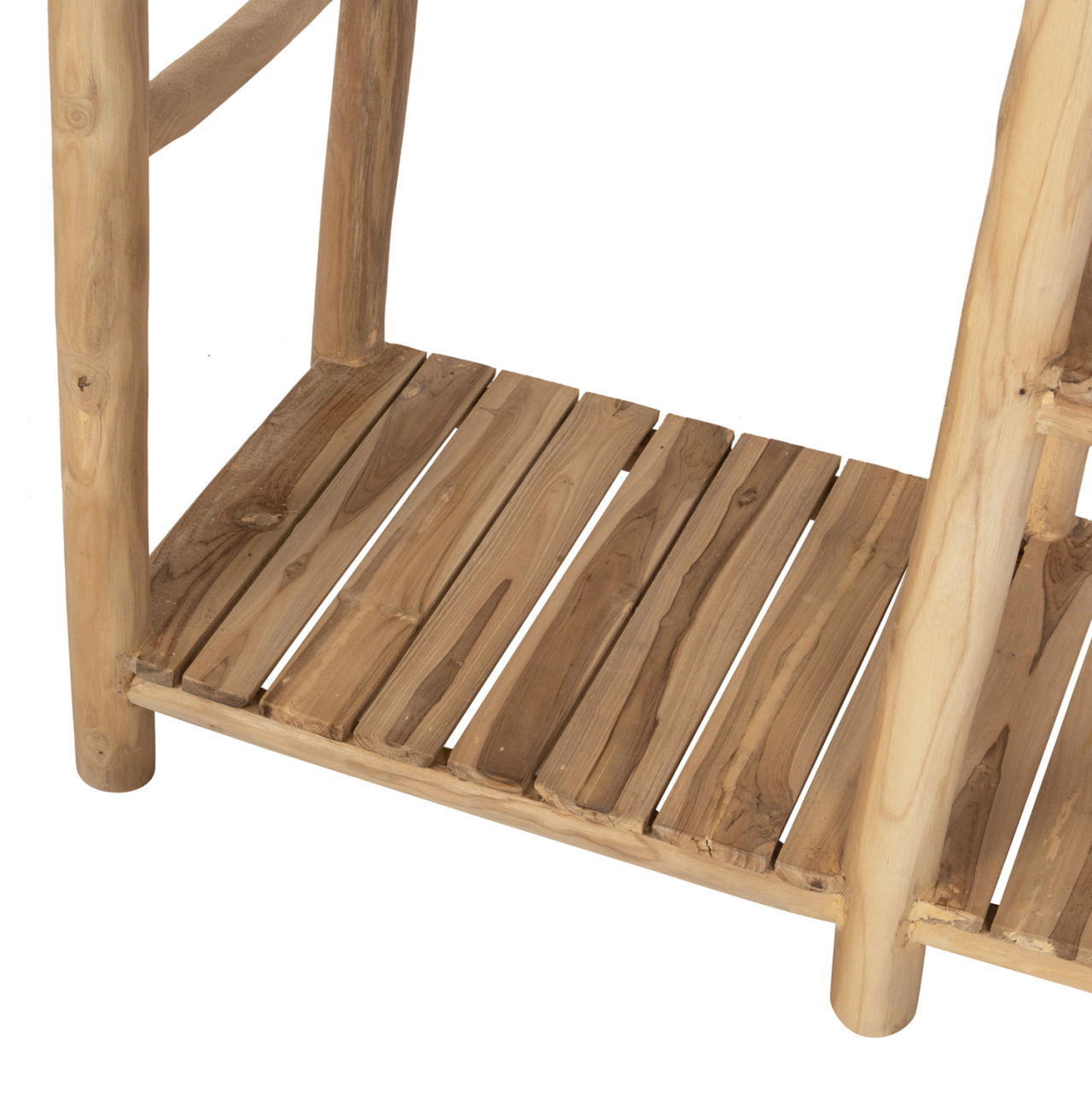 ENTRANCE RACK BALEN HM9550 TEAK WOOD IN NATURAL COLOR 120x50x180Hcm. [5]