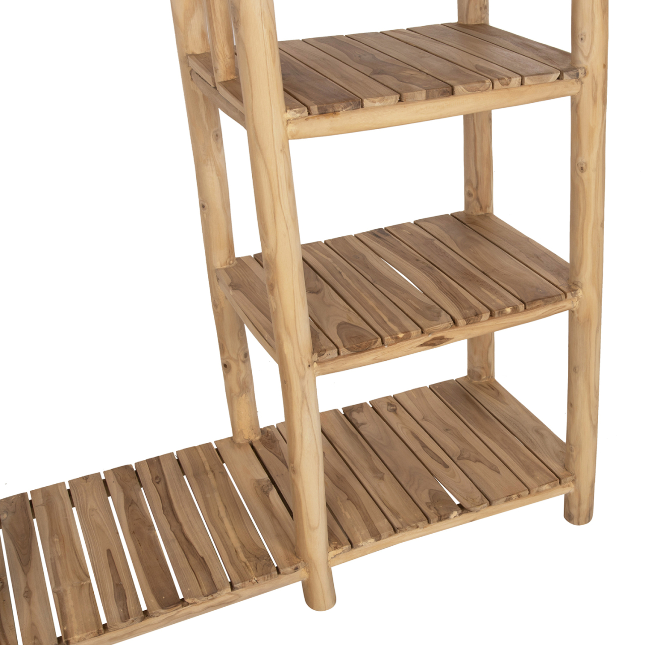 ENTRANCE RACK BALEN HM9550 TEAK WOOD IN NATURAL COLOR 120x50x180Hcm. [4]