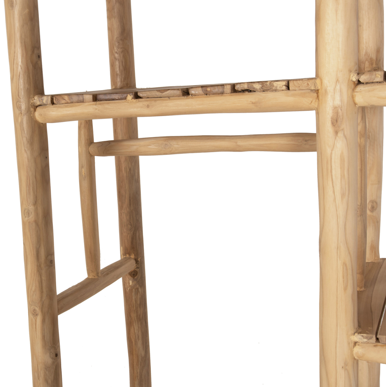 ENTRANCE RACK BALEN HM9550 TEAK WOOD IN NATURAL COLOR 120x50x180Hcm. [6]