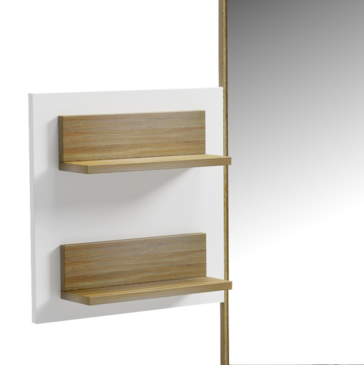 ENTRANCE SET 2PCS CHERYL HM21276.02 MELAMINE IN WHITE--SONAMA [9]