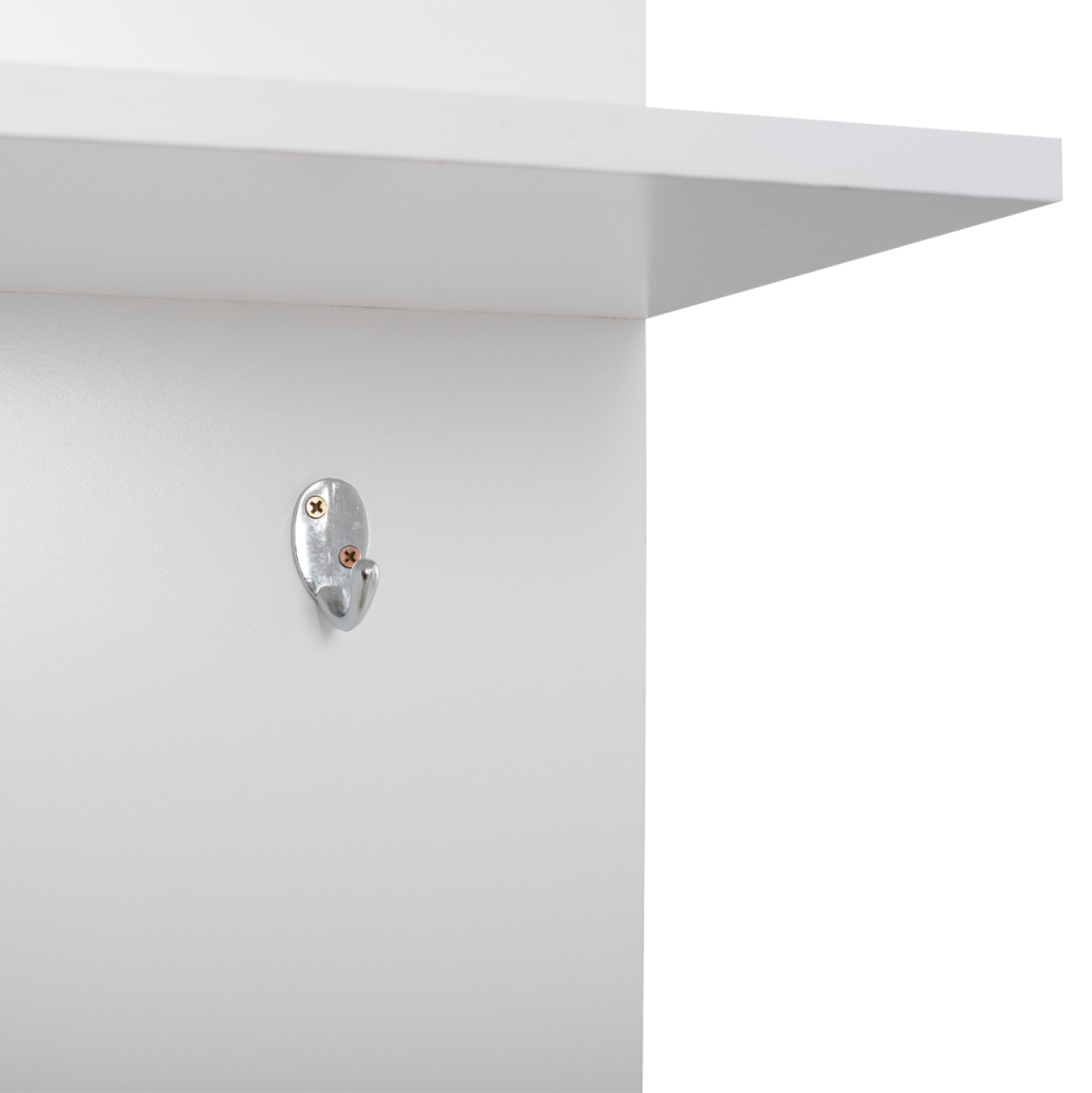 Entryway Furniture with mirror Janice HM2264 Sonama White 70,3x37,1x181,8 cm. [7]
