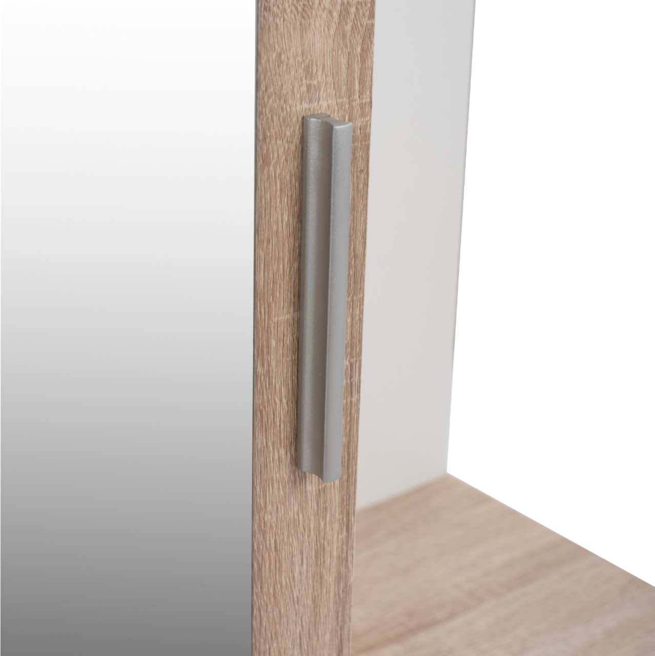 Entryway Furniture with mirror Janice HM2264 Sonama White 70,3x37,1x181,8 cm. [8]