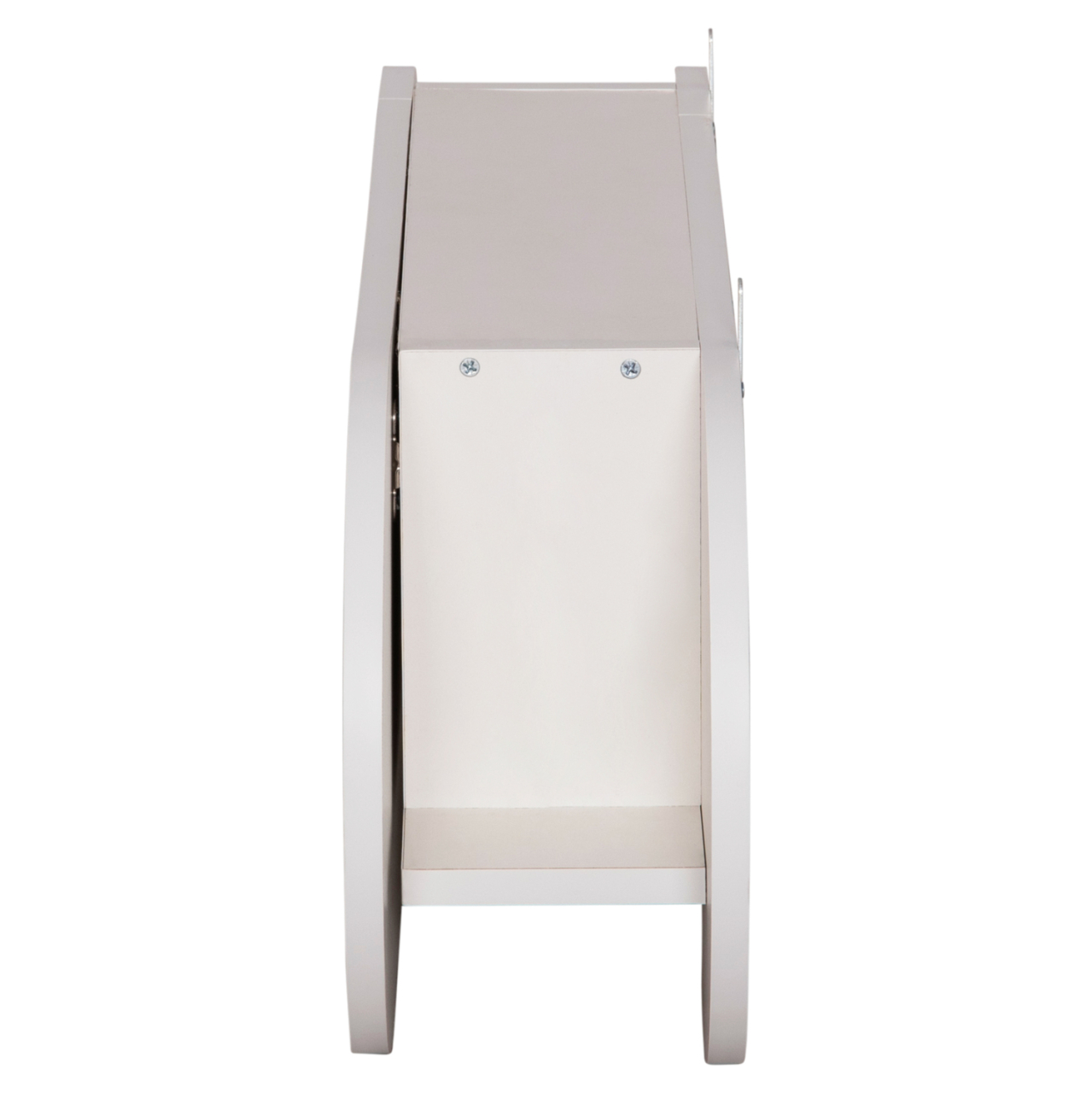 ENTRYWAY HANGER WITH CABINET SHELF STOR HM18078.01 MELAMINE IN WHITE 84x15.5x28.5Hcm. [4]