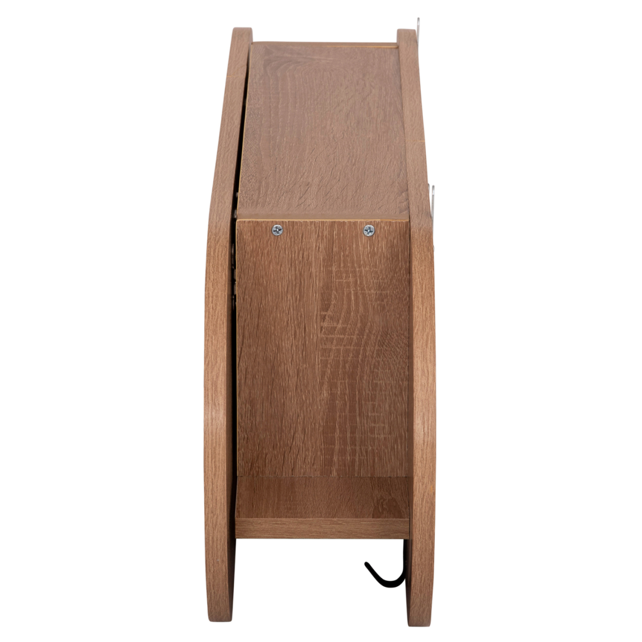 ENTRYWAY HANGER WITH CABINET SHELF STOR HM18078.02 MELAMINE IN SONAMA 84x15.5x28.5Hcm. [4]