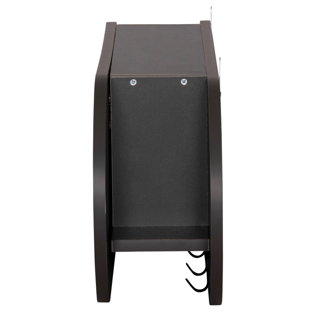 ENTRYWAY HANGER WITH CABINET SHELF STOR HM18078.03 MELAMINE IN DARK GREY 84x15.5x28.5Hcm. [4]