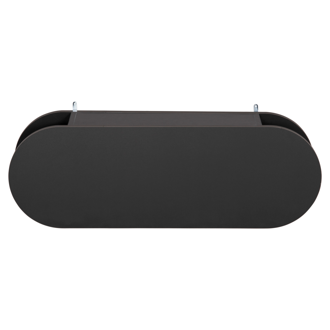 ENTRYWAY HANGER WITH CABINET SHELF STOR HM18078.03 MELAMINE IN DARK GREY 84x15.5x28.5Hcm. [3]