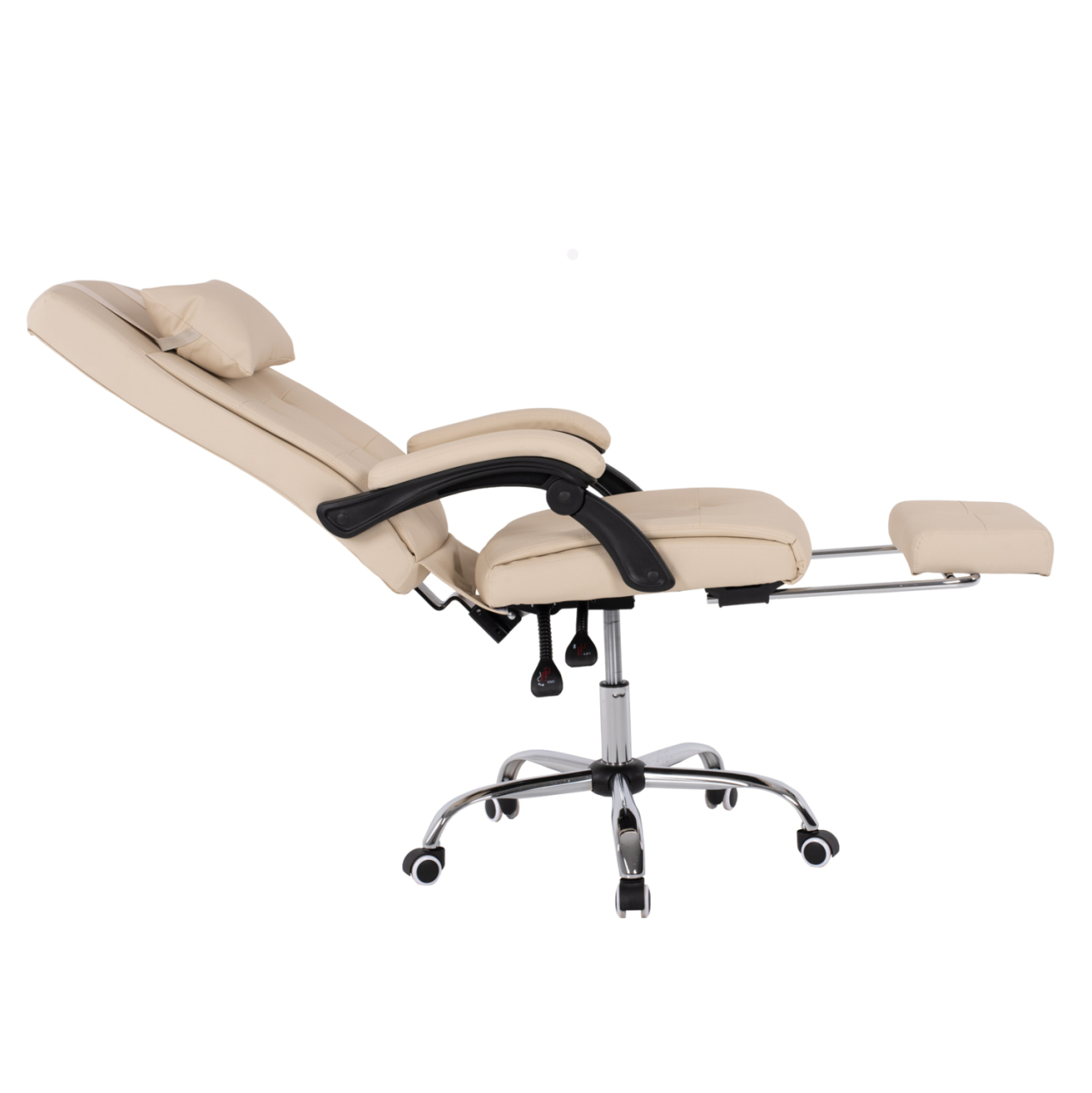 EXECUTIVE OFFICE CHAIR HM1057.12 BEIGE WITH FOLDING FOOTREST 58x71x128Hcm. [5]