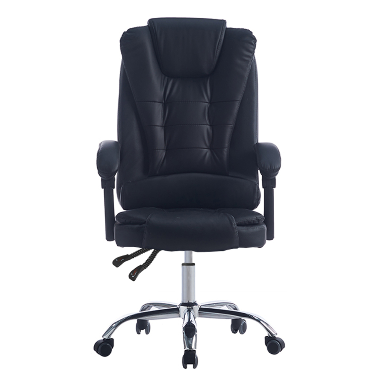 EXECUTIVE OFFICE CHAIR KYRON HM1221.01 BLACK PU--CHROME BASE 65x46x112Hcm. [3]
