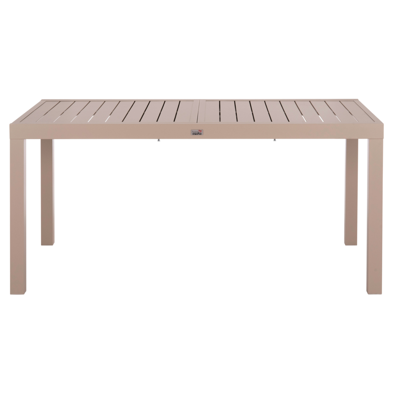 EXTENDABLE DINING TABLE KRUM HM6277.04 ALUMINUM IN CAPPUCCINO 160-240x90x73Hcm. [3]