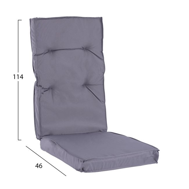 Fabric Pillow with grey back 114x46x7 HM5744.10 [2]