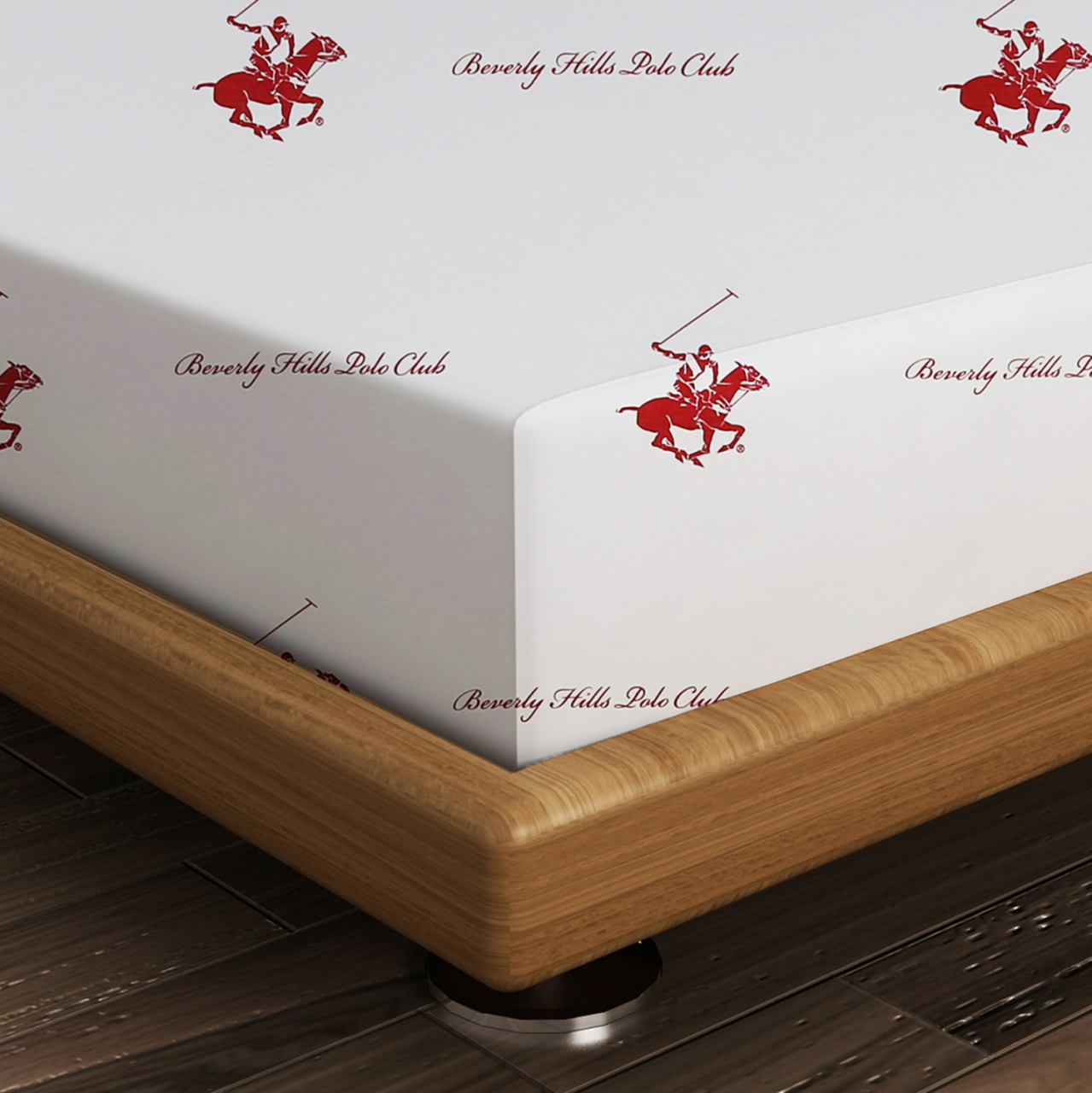 FLAT SHEET BEVERLY HILLS POLO CLUB HM12031.01 WHITE RED 180x240 cm. 176BHP1103 [2]