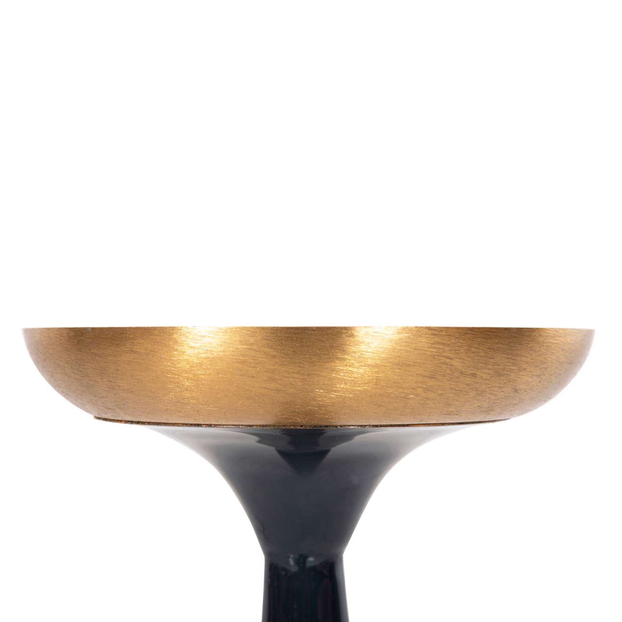 FLOOR CANDLESTICK (PILLAR) GUNTUR HM4382 METAL IN BLUE ANTHRACITE-GOLD Φ20,5x76.5Hcm. [4]