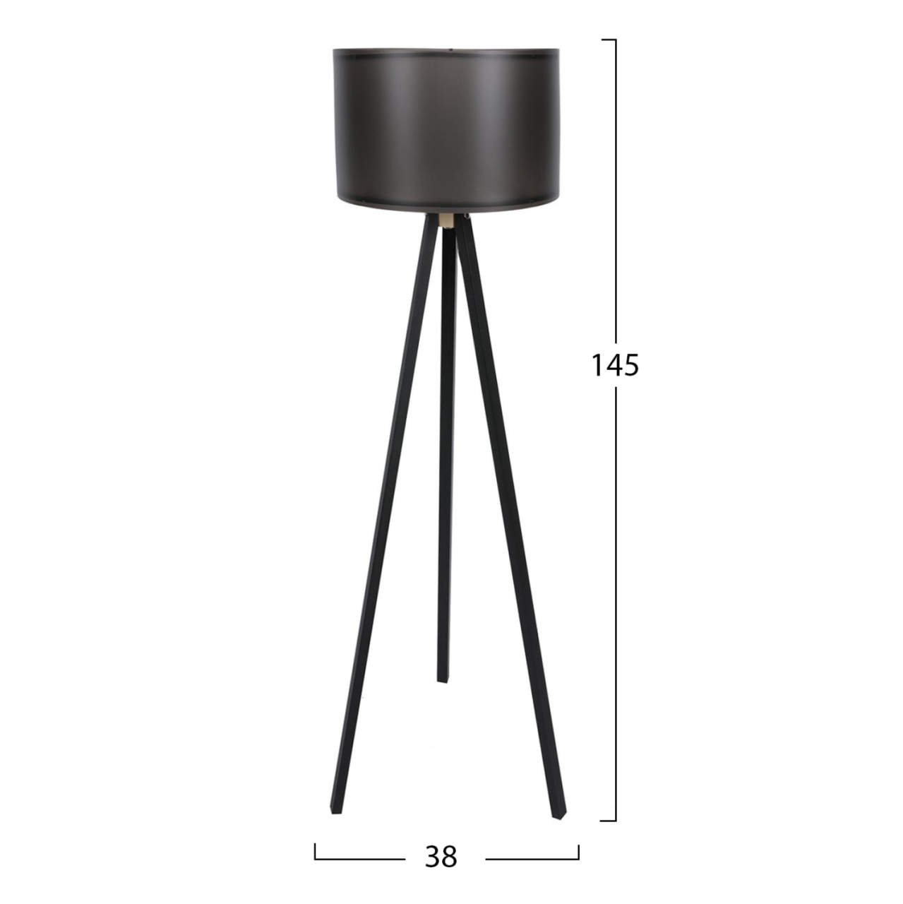 FLOOR LAMP IN BLACK FB97272.18 Φ38x145cm [2]