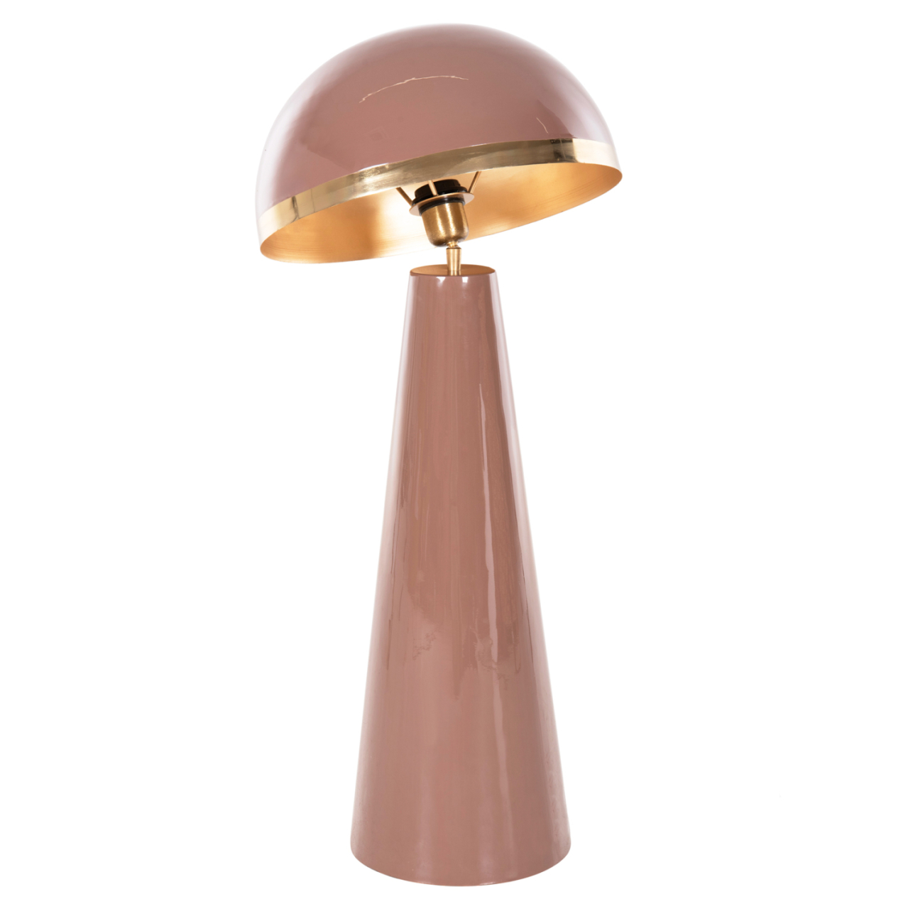 FLOOR LAMP SMUSH HM4257.06 METAL IN SALMON and GOLD-ROTATING CAP Φ36,5x84Hcm. [5]
