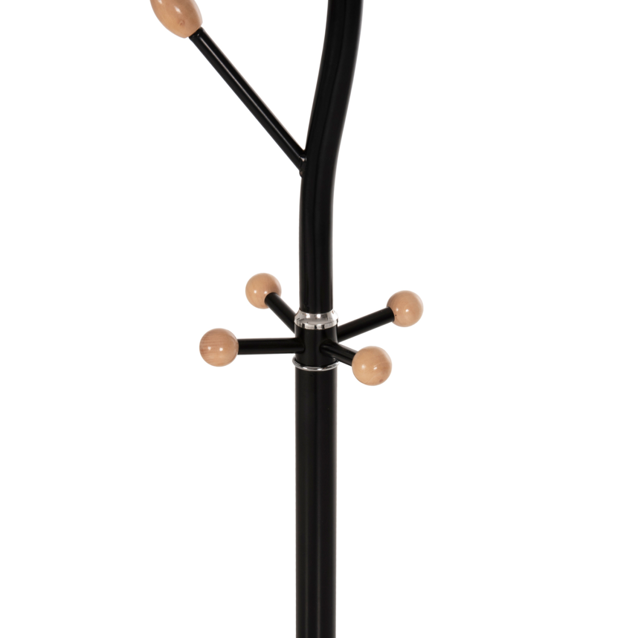 FLOOR STANDING HANGER HM9572.01 METALLIC 8 HANGING POSITIONS-BLACK Φ36x172Hcm. [4]
