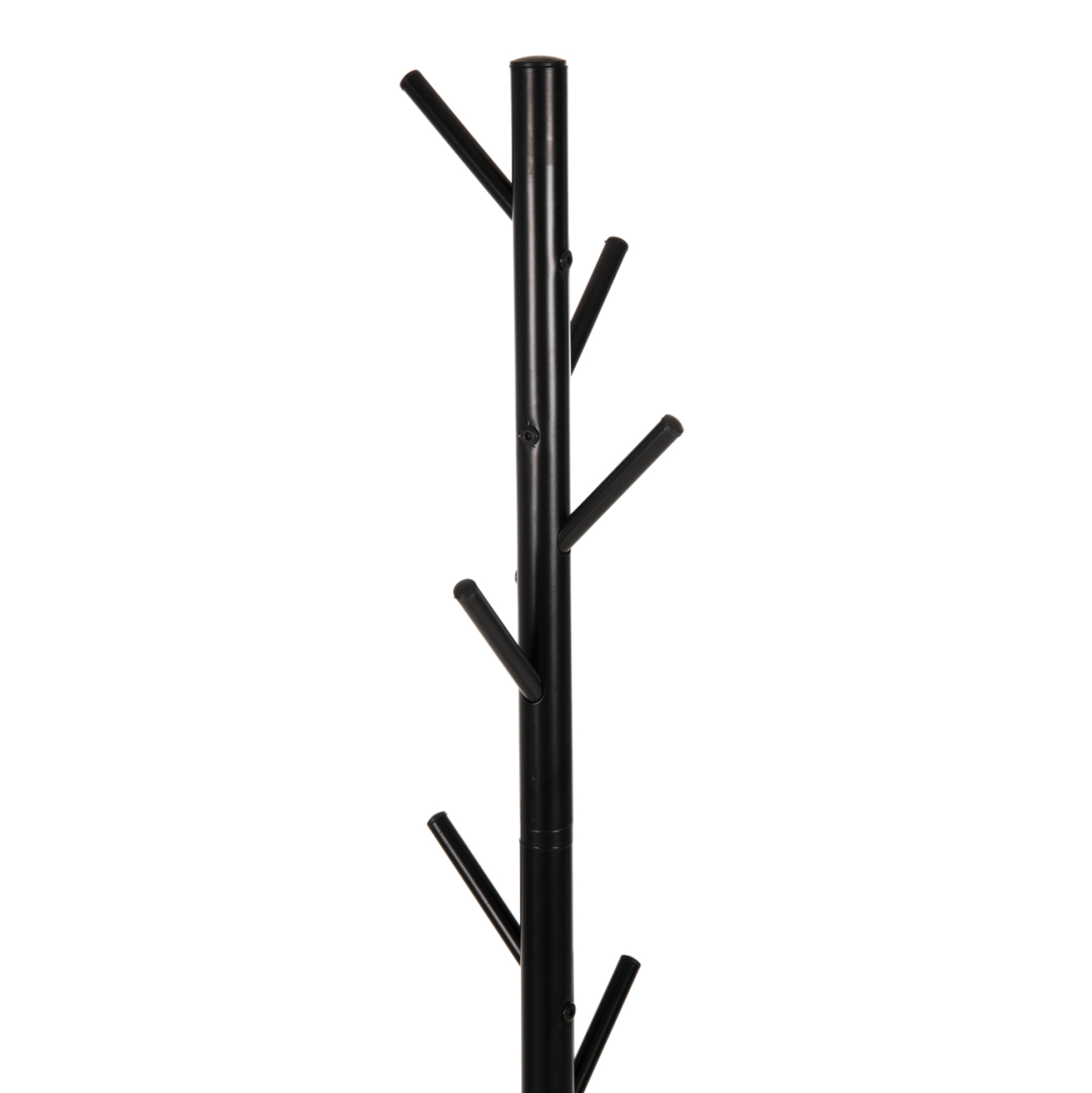 FLOOR STANDING HANGER HM9574.01 METALLIC IN BLACK COLOR-8 HANGING POSITIONS 48x48x173Hcm. [3]