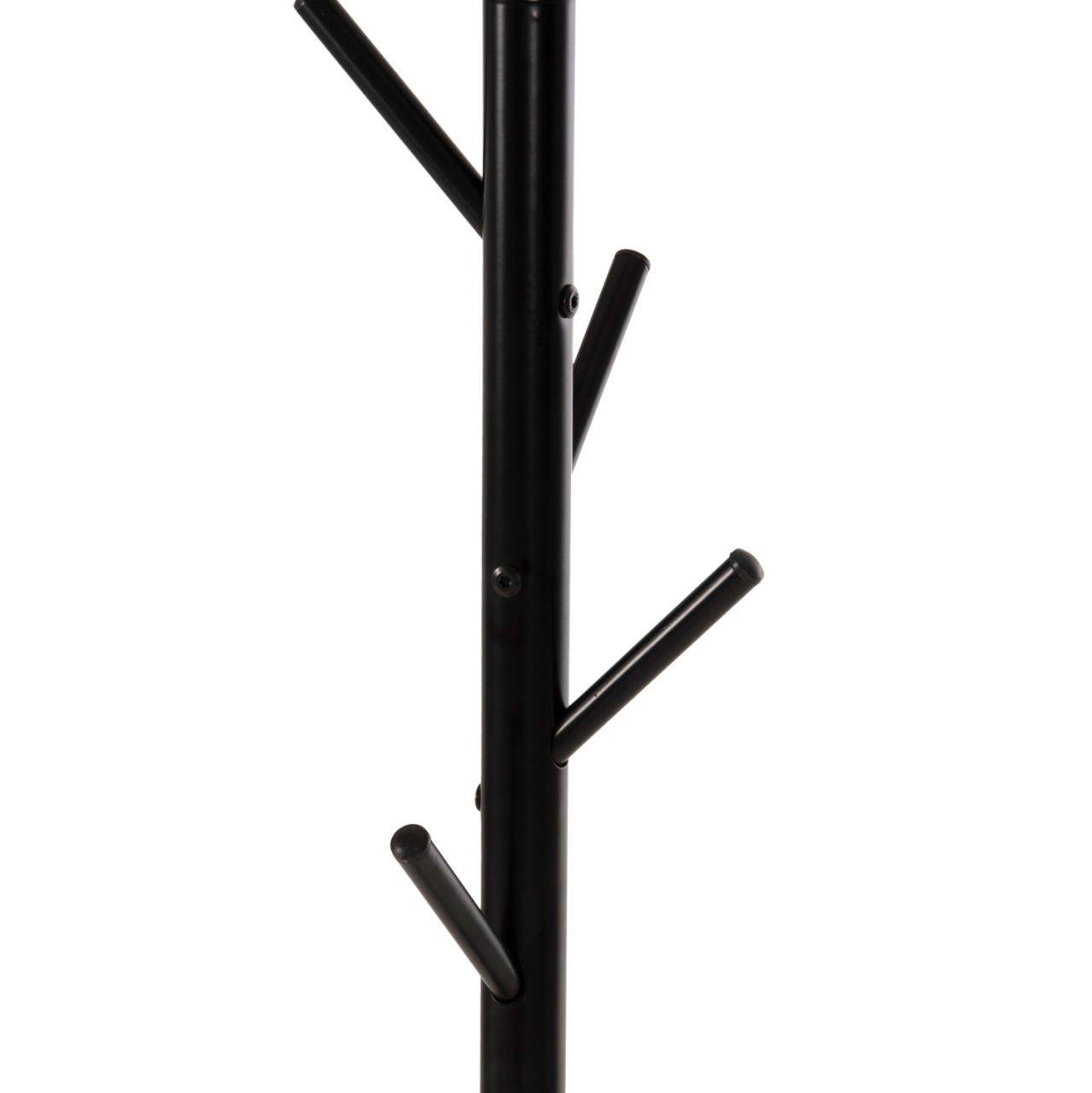 FLOOR STANDING HANGER HM9574.01 METALLIC IN BLACK COLOR-8 HANGING POSITIONS 48x48x173Hcm. [4]