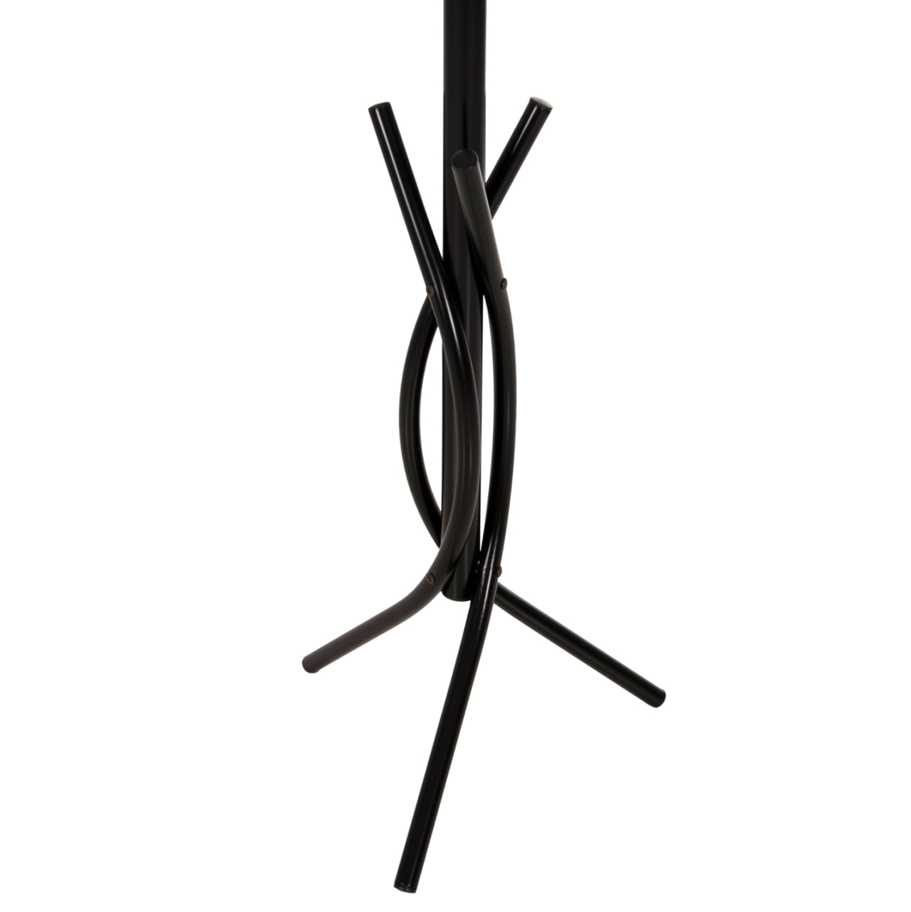 FLOOR STANDING HANGER HM9575.01 METALLIC IN BLACK COLOR-7 HANGING POSITIONS 41x41x176Hcm. [6]